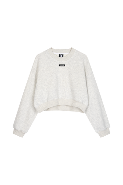 Cropped Sweater Melange