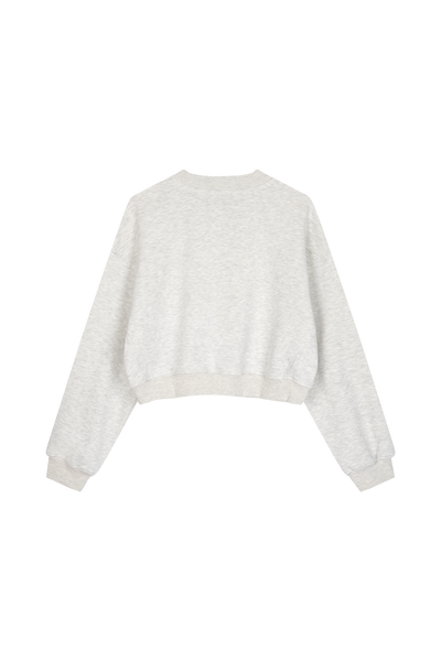 Cropped Sweater Melange