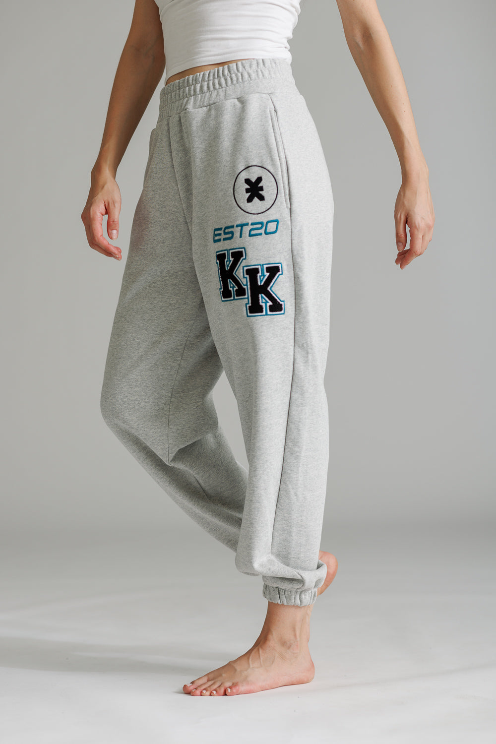 Karo Kauer Jogger Pants Grey Melange