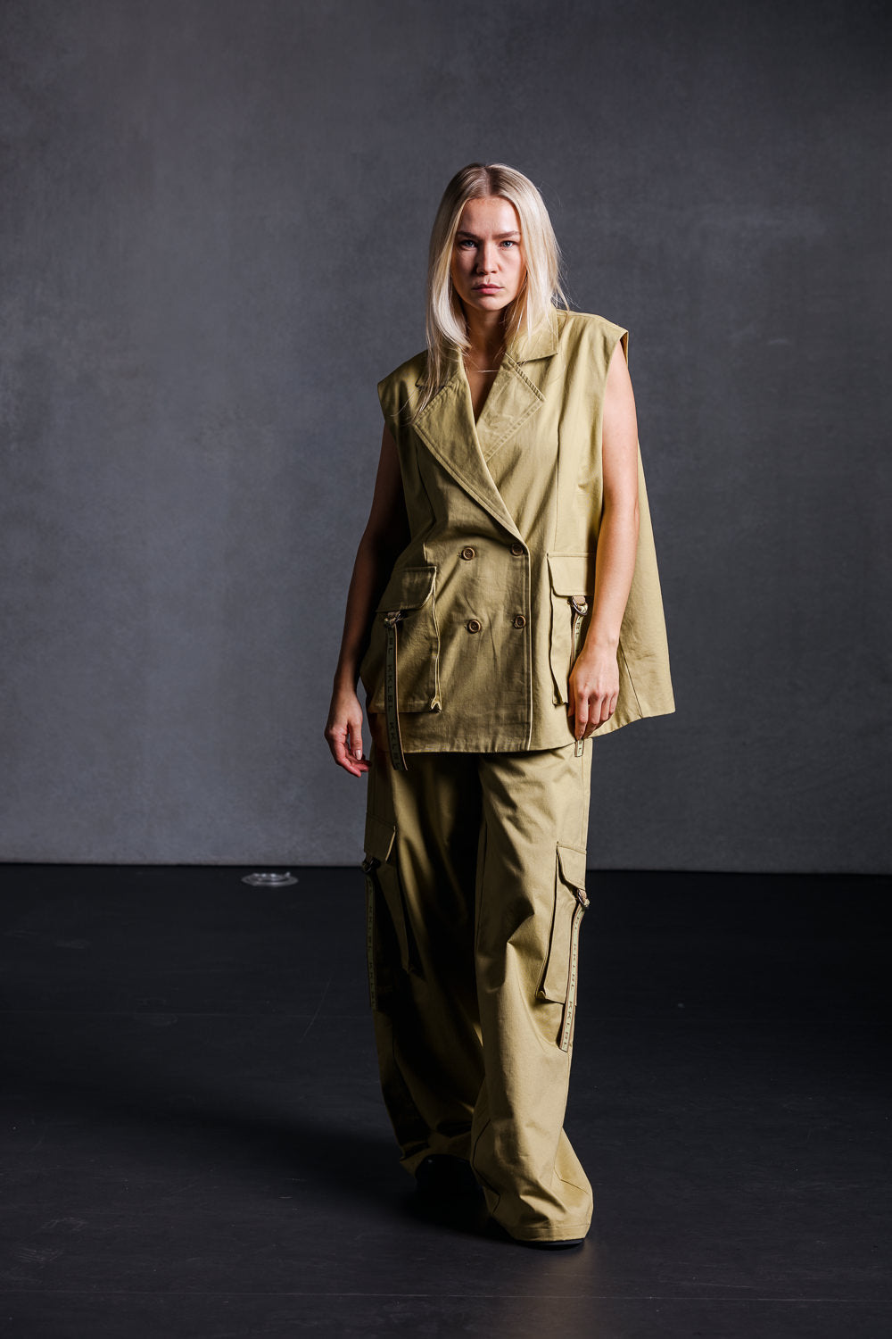 Karo Kauer Vest Khaki