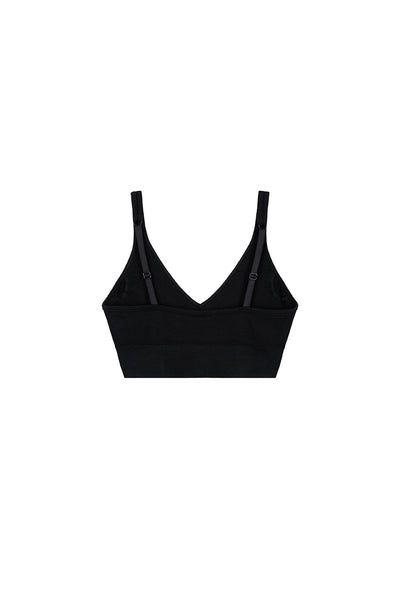 Knit Bralette Black