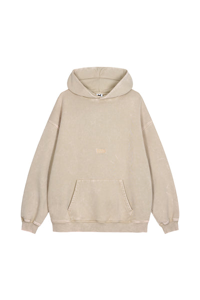 Hoodie Washed Sand