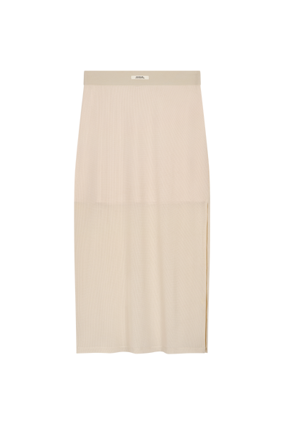 Mesh Skirt Creme