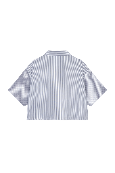 Cropped Blouse Striped