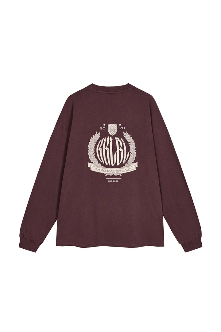 Longsleeve Plum - Karo Kauer Label