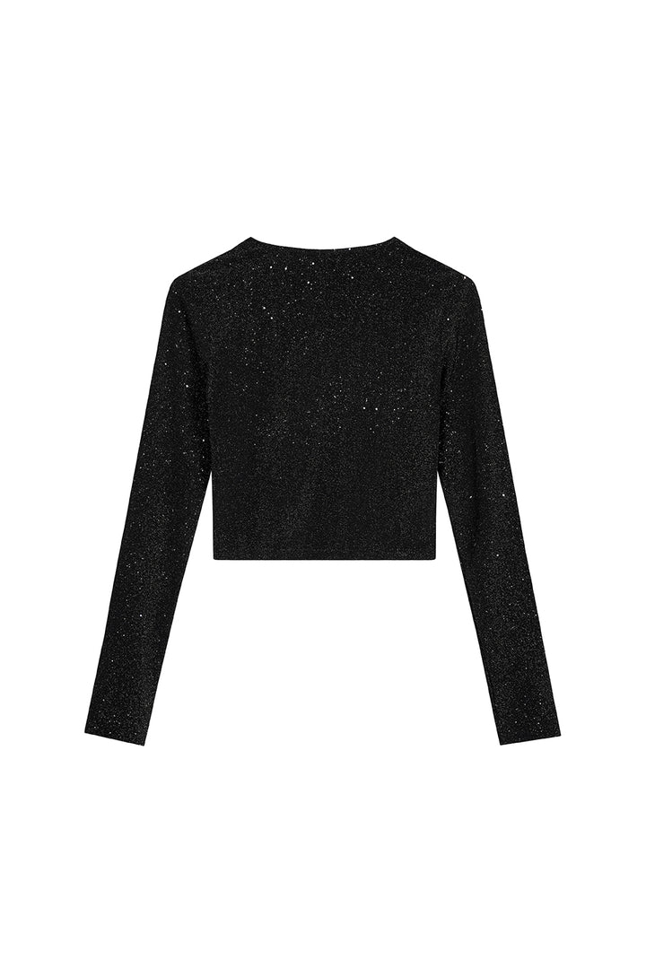 Mesh Longsleeve Sparkle - Karo Kauer Label