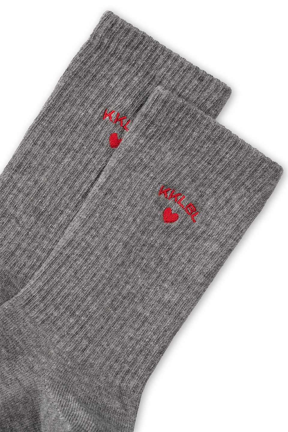 Socks Heart Grey - Karo Kauer Label