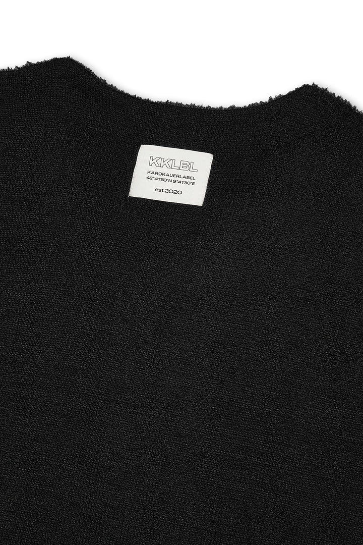 Knit Cardigan Black - Karo Kauer Label