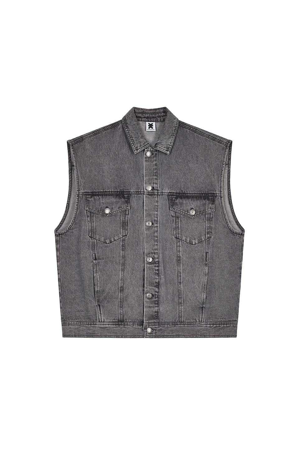 Denim Vest Grey - Karo Kauer Label