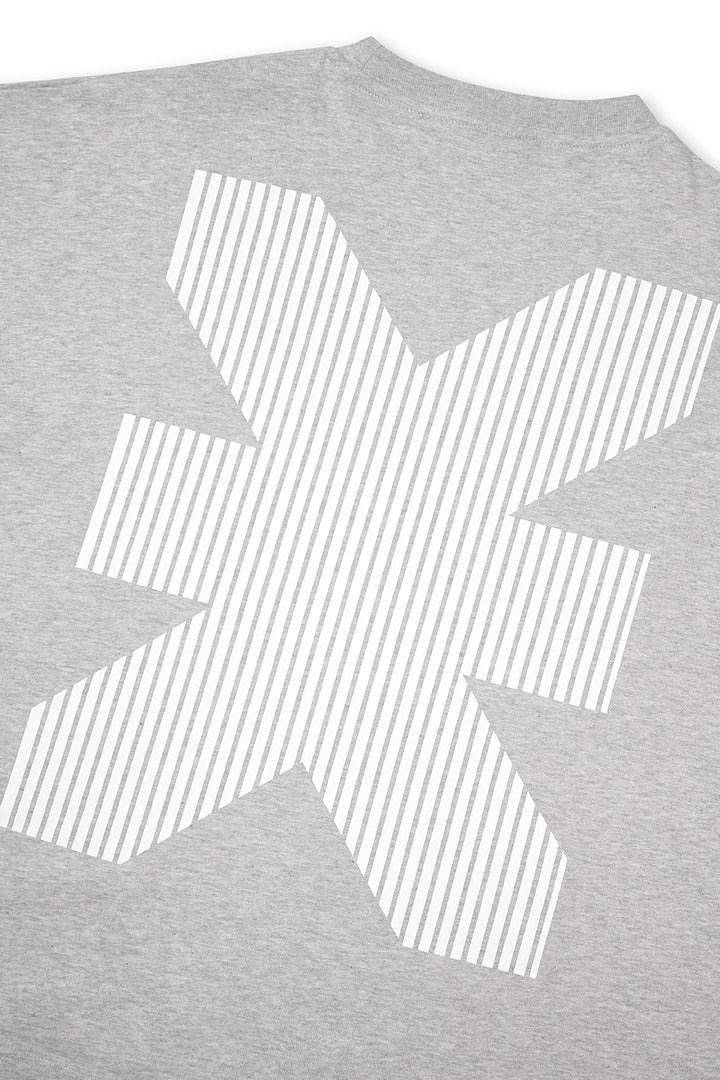 T-Shirt Cropped Grey Melange - Karo Kauer Label