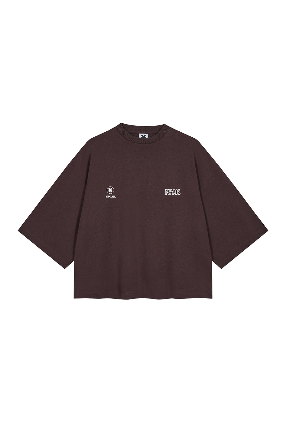 T-Shirt Cropped Brown - Karo Kauer Label