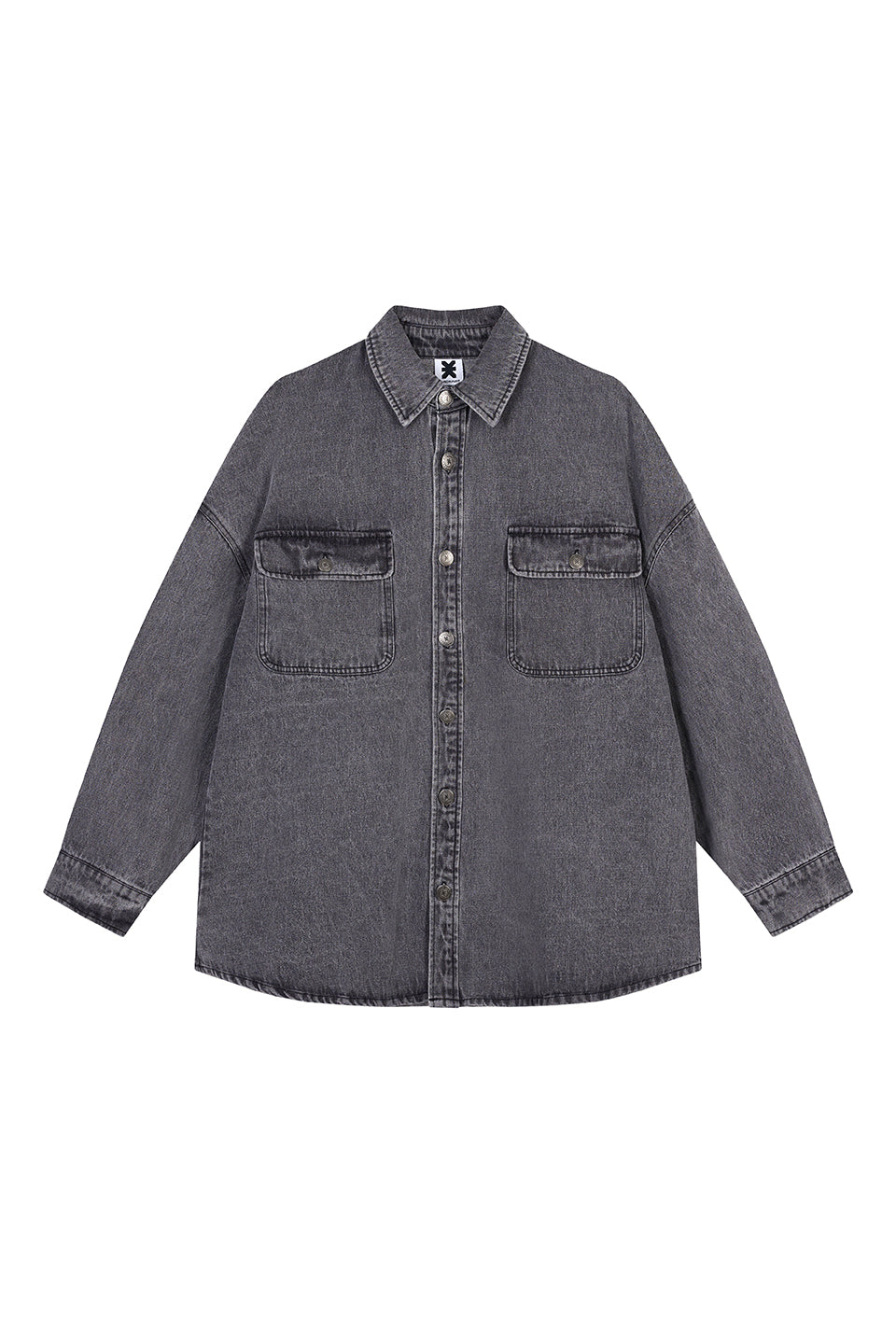 Denim Overshirt Grey - Karo Kauer Label