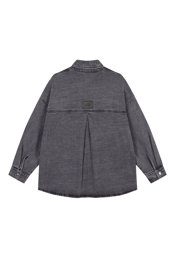 Denim Overshirt Grey - Karo Kauer Label