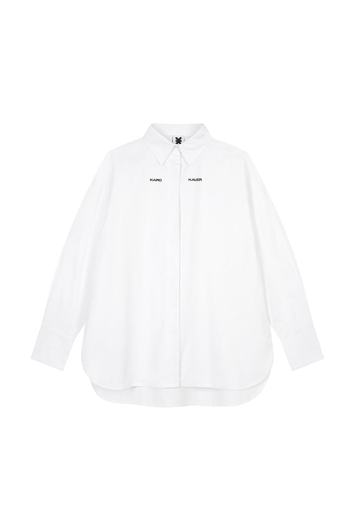 Woven Blouse White KK - Karo Kauer Label