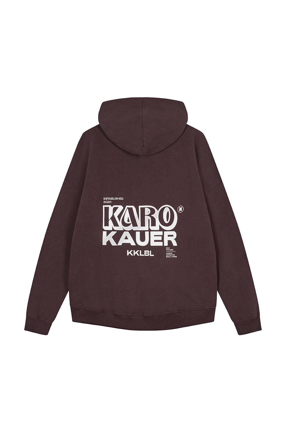 Hoodie Brown - Karo Kauer Label
