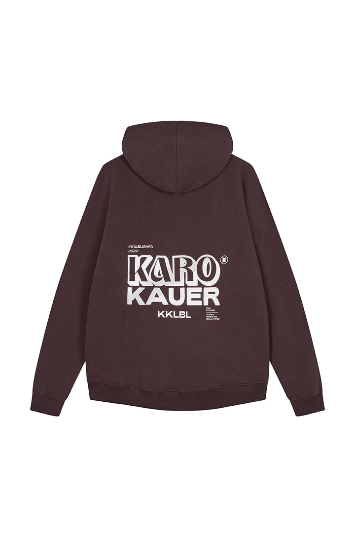 Hoodie Brown - Karo Kauer Label
