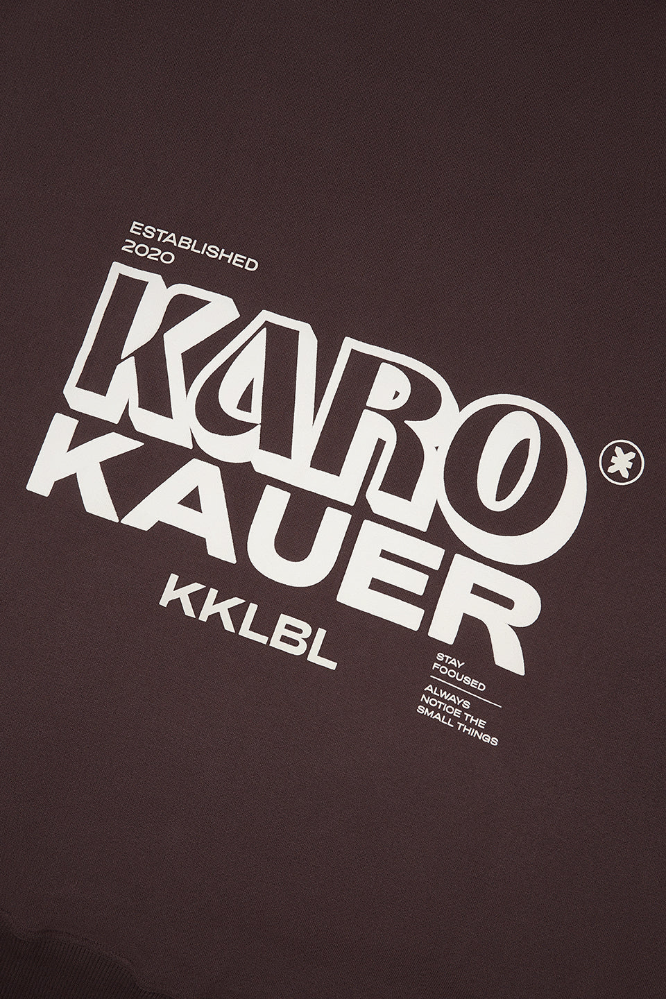 Hoodie Brown - Karo Kauer Label