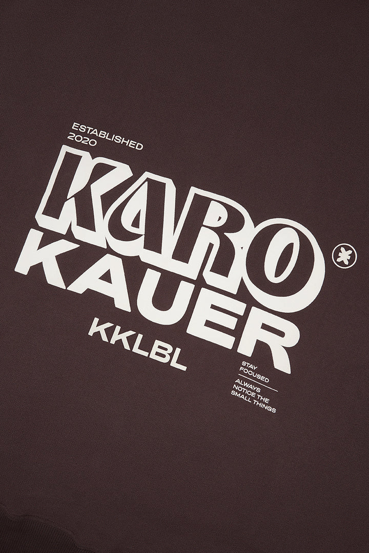 Hoodie Brown - Karo Kauer Label