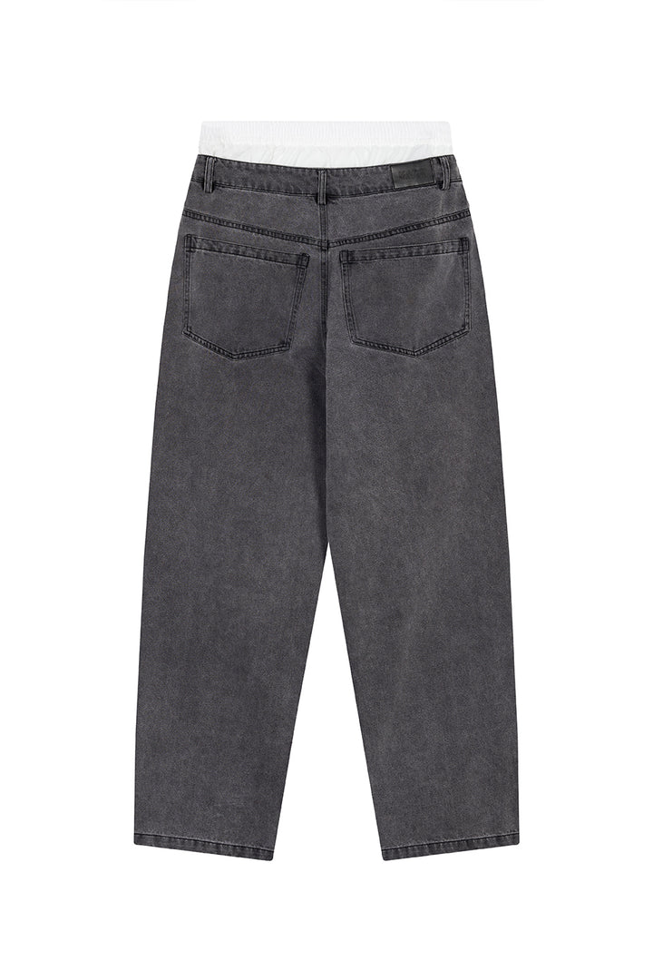 Denim Boxer Pants Grey - Karo Kauer Label