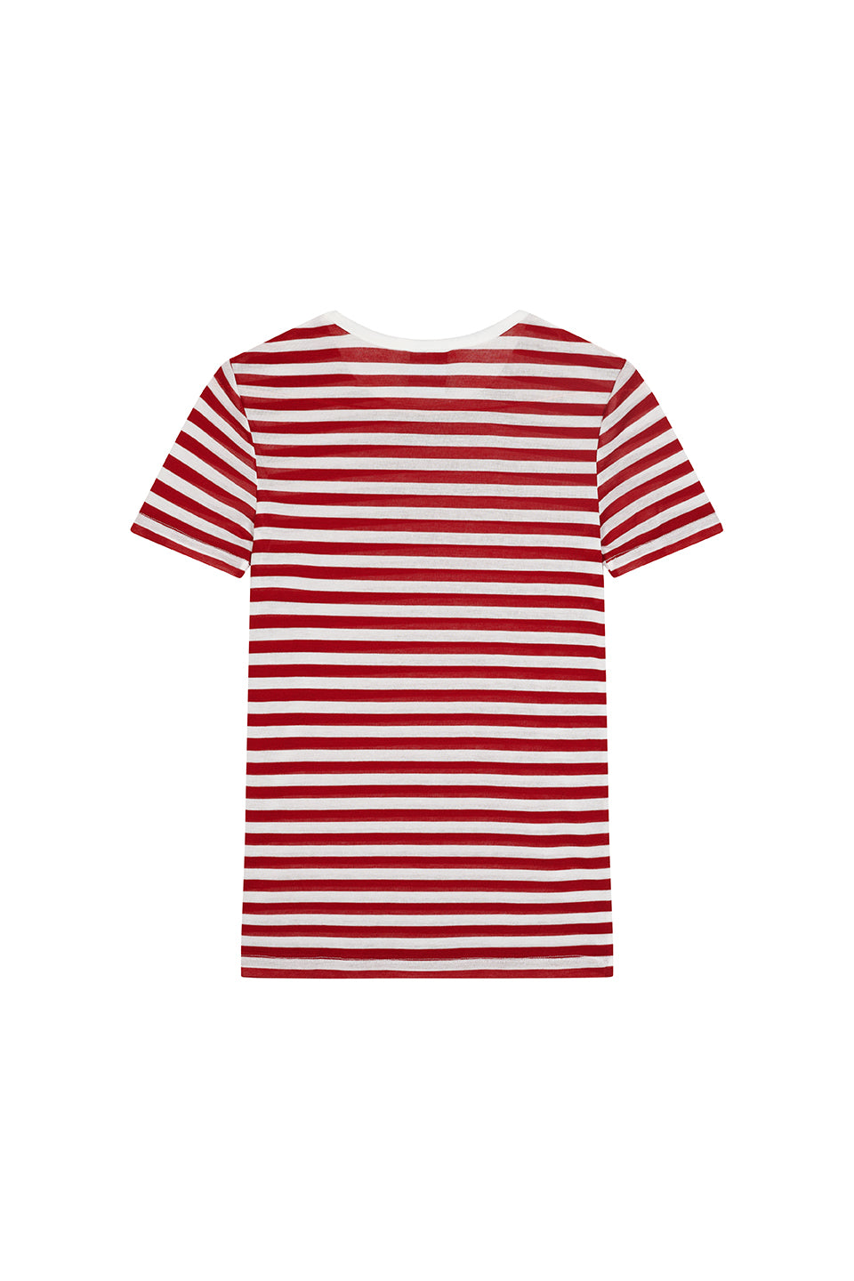 T-Shirt Striped Wine Red - Karo Kauer Label