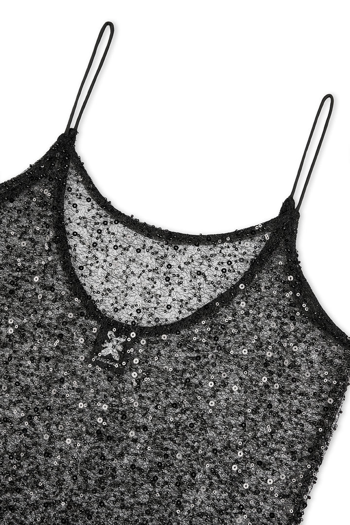 Glitter Dress Black - Karo Kauer Label