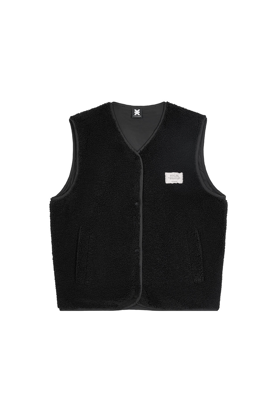 Teddy Vest Black - Karo Kauer Label
