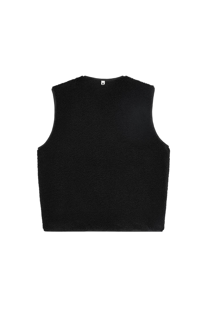 Teddy Vest Black - Karo Kauer Label