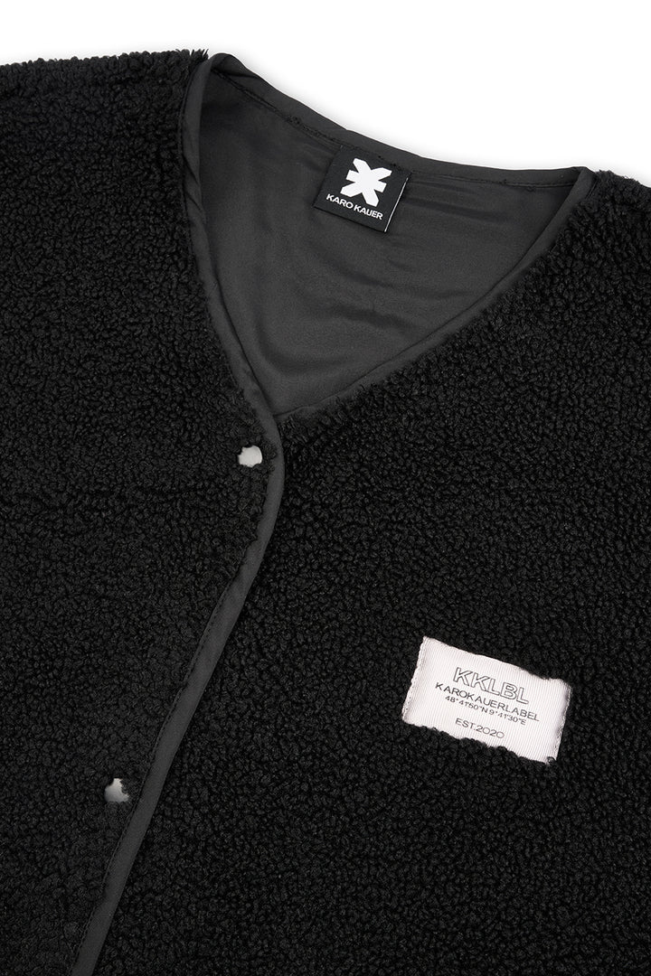 Teddy Vest Black - Karo Kauer Label