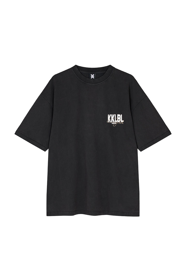 T-Shirt Washed Black KKLBL