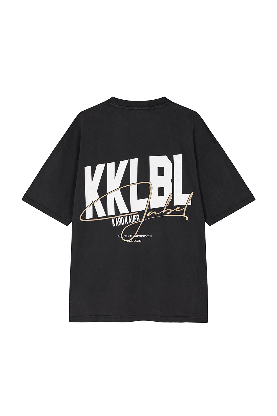 T-Shirt Washed Black KKLBL