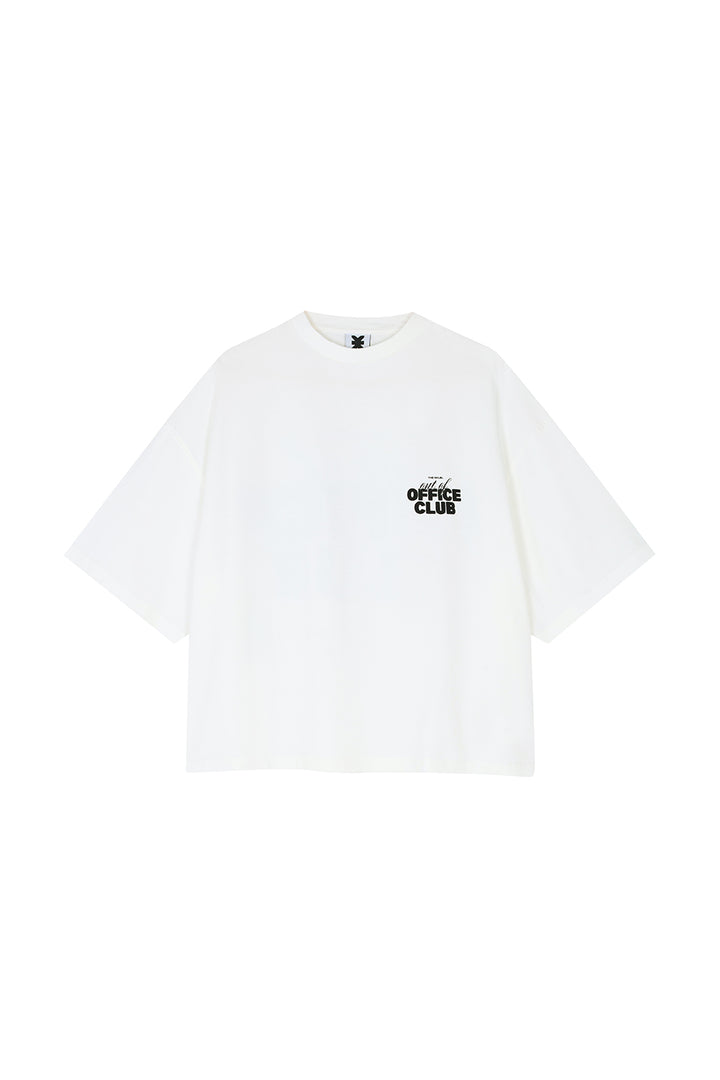 T-Shirt Cropped Office Club