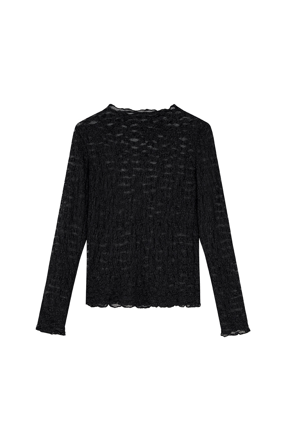 Lace Longsleeve Black