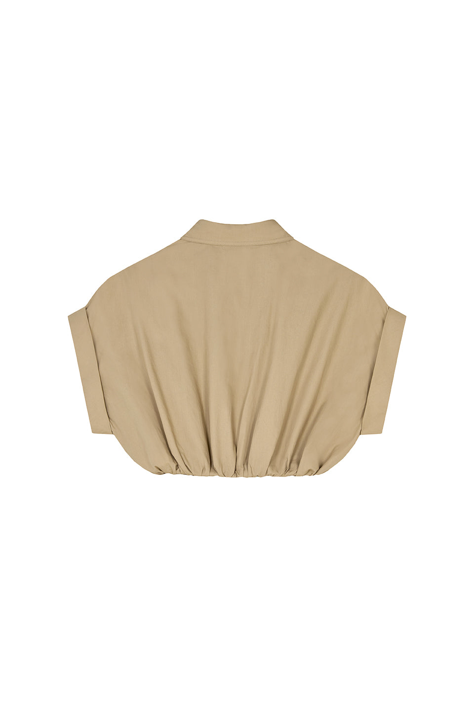 Cropped Blouse Beige