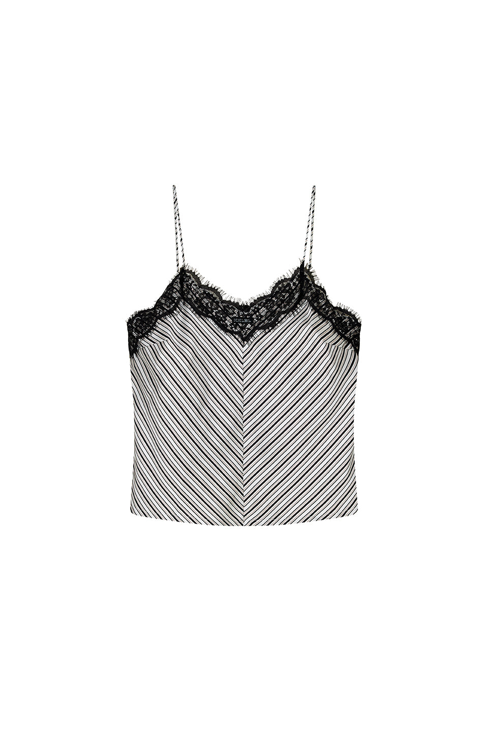 Satin Lace Top