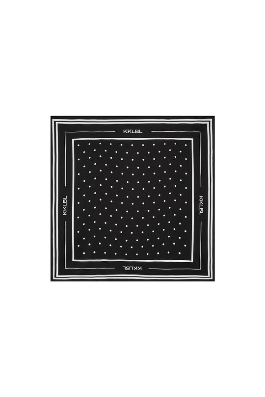 Alternative Ansicht von Satin Scarf Dots Black  aus The dot. Kollektion