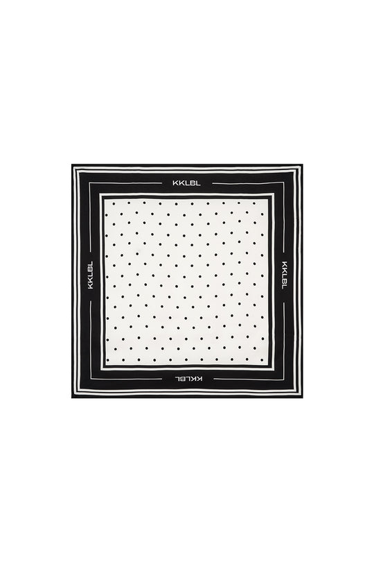 Alternative Ansicht von Satin Scarf Dots Offwhite  aus The dot. Kollektion