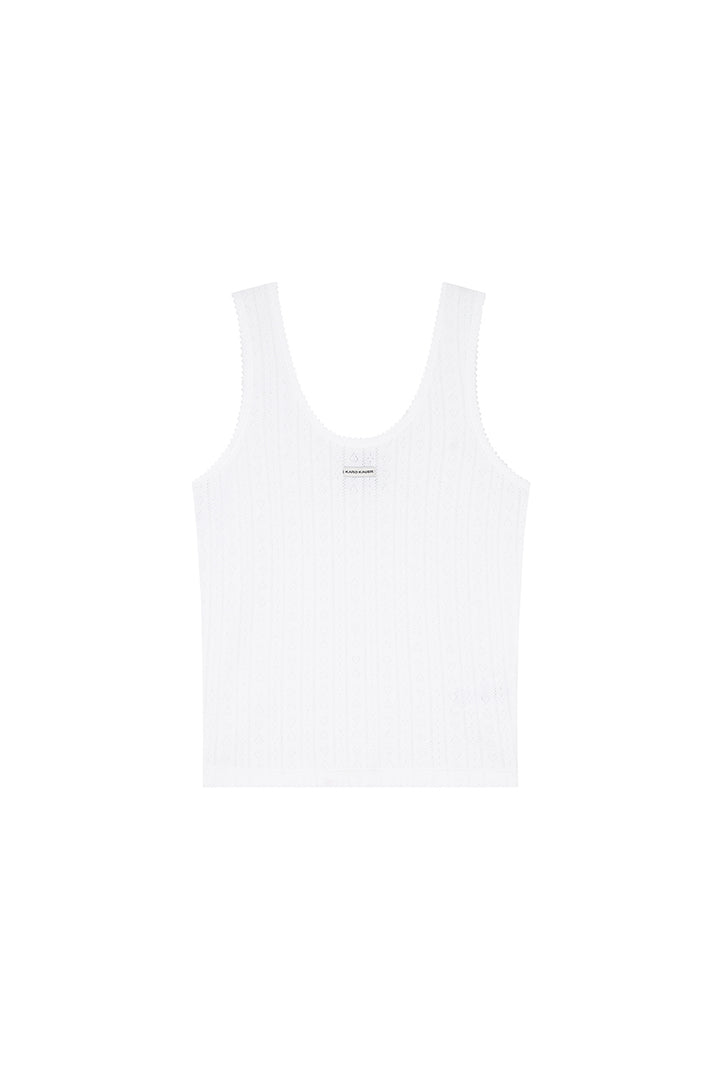 Ajour Top White