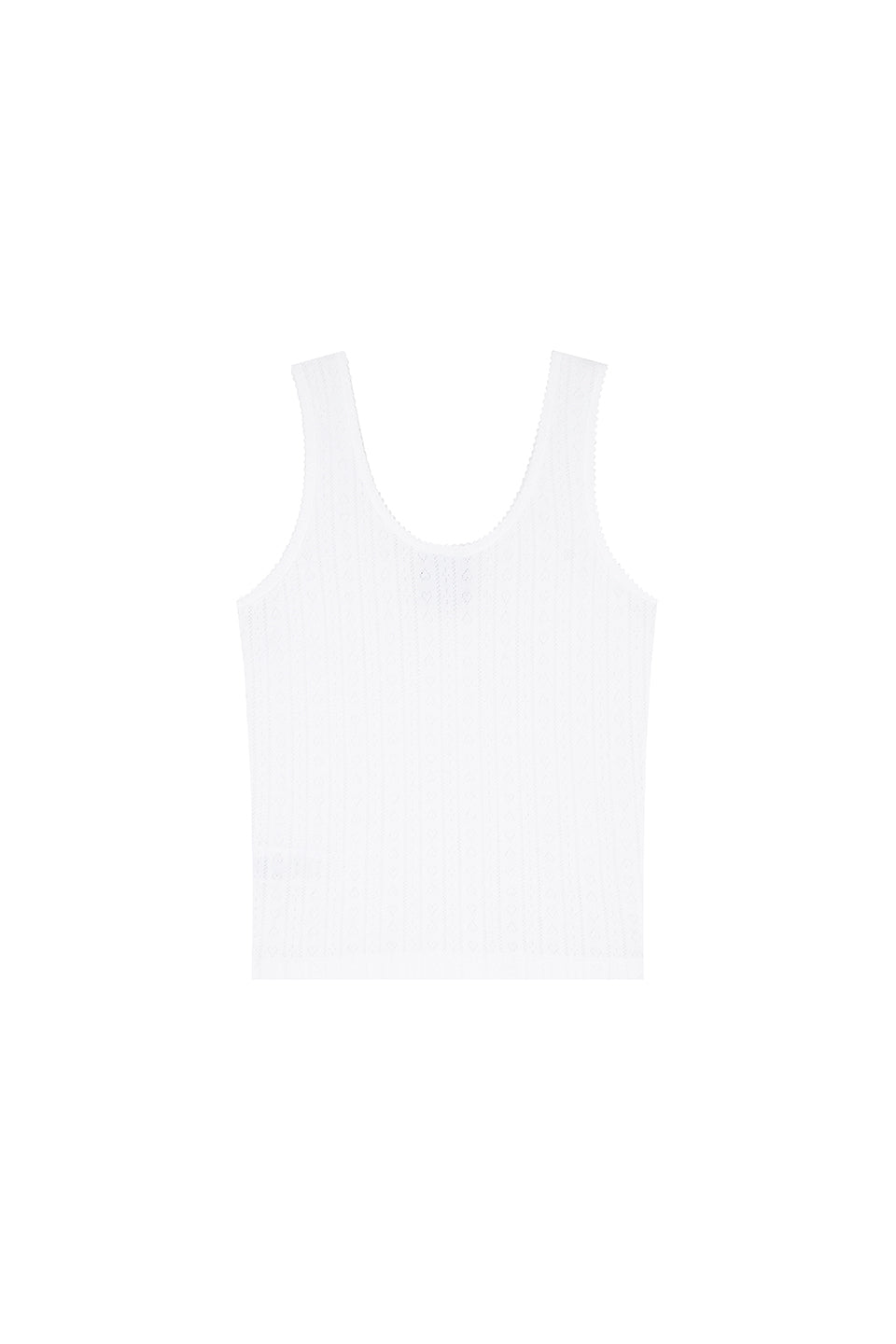 Ajour Top White