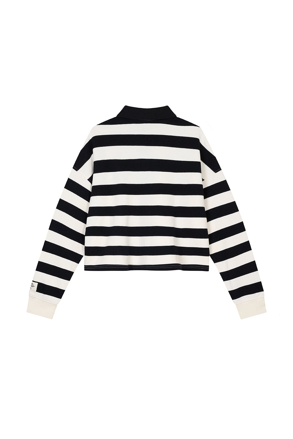 Poloshirt Cropped Striped