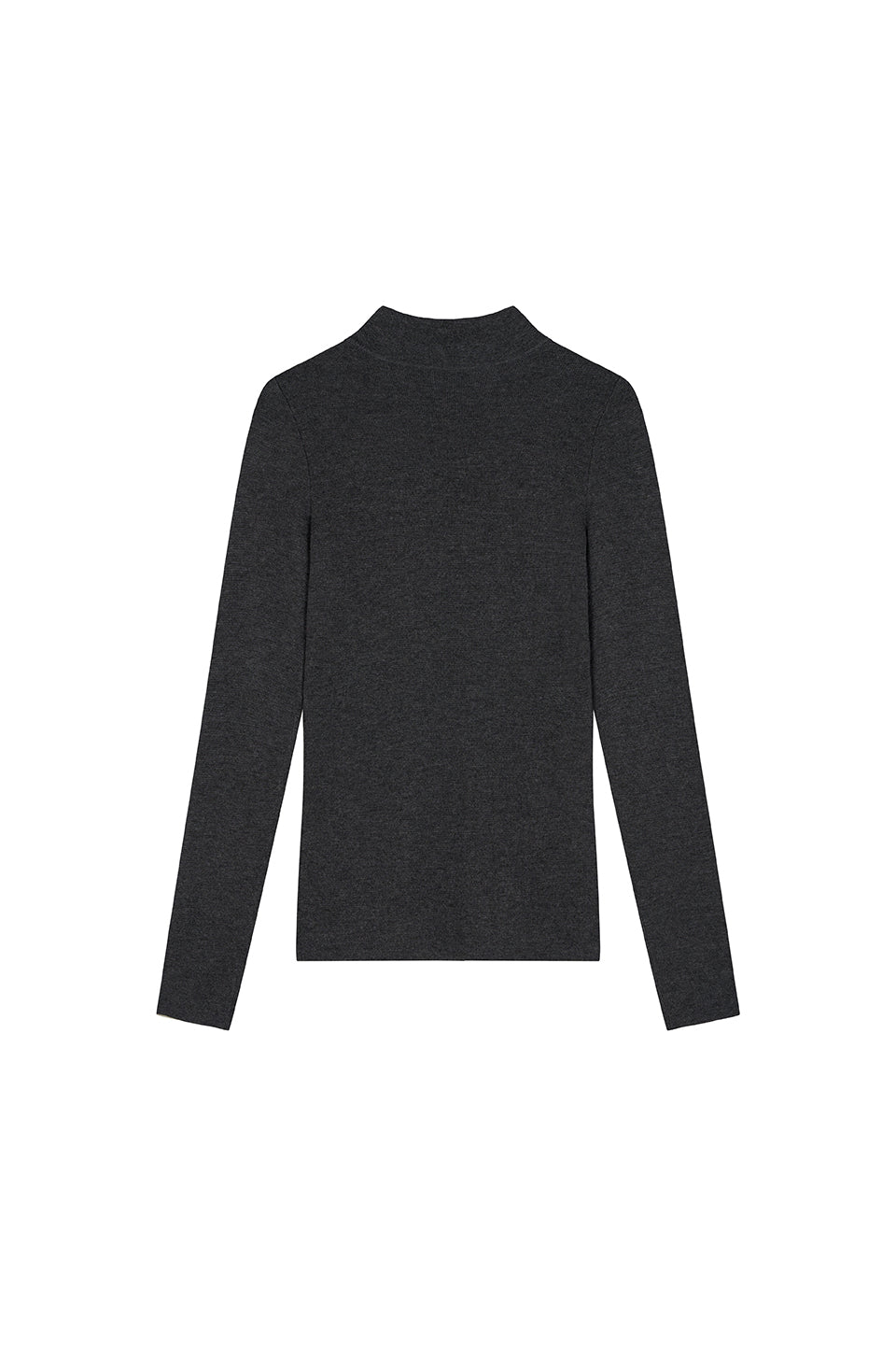 Knit Turtleneck Dark Grey