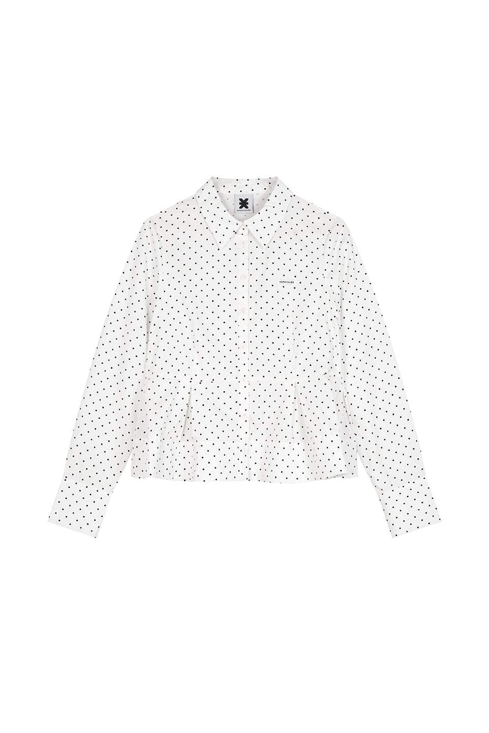Peplum Blouse Dots
