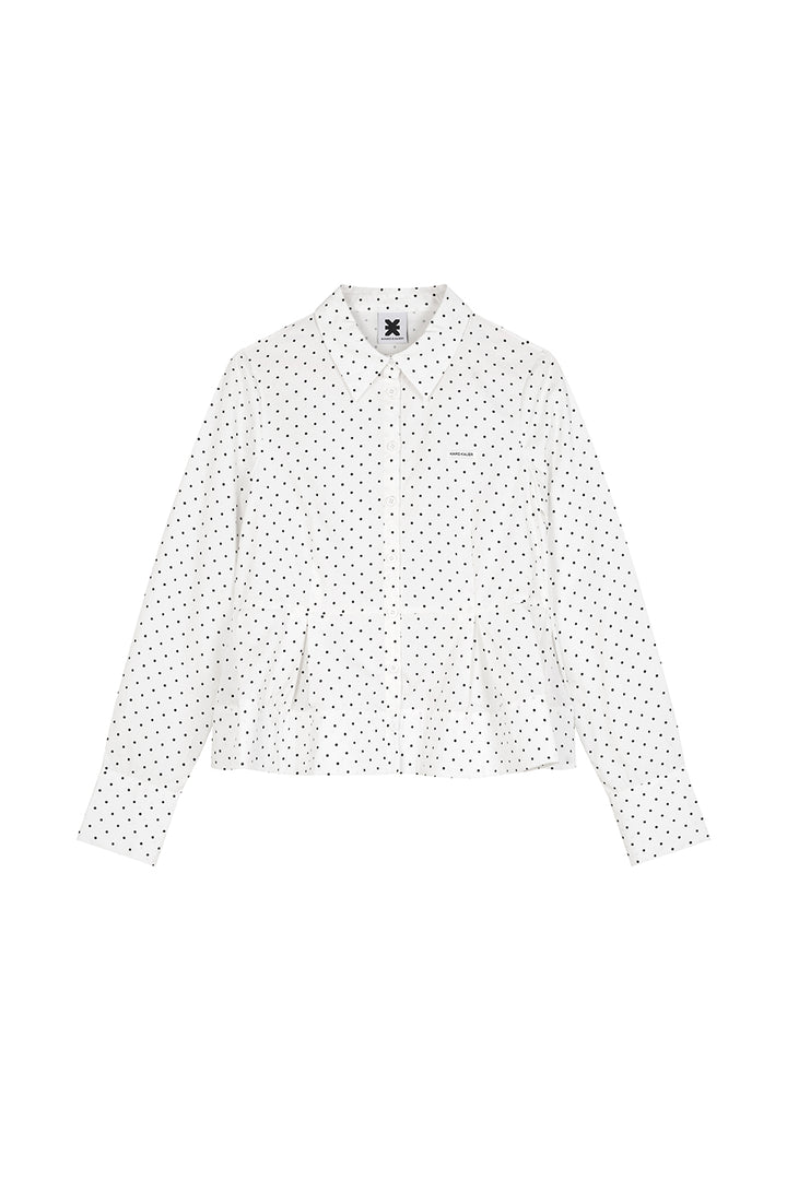 Peplum Blouse Dots