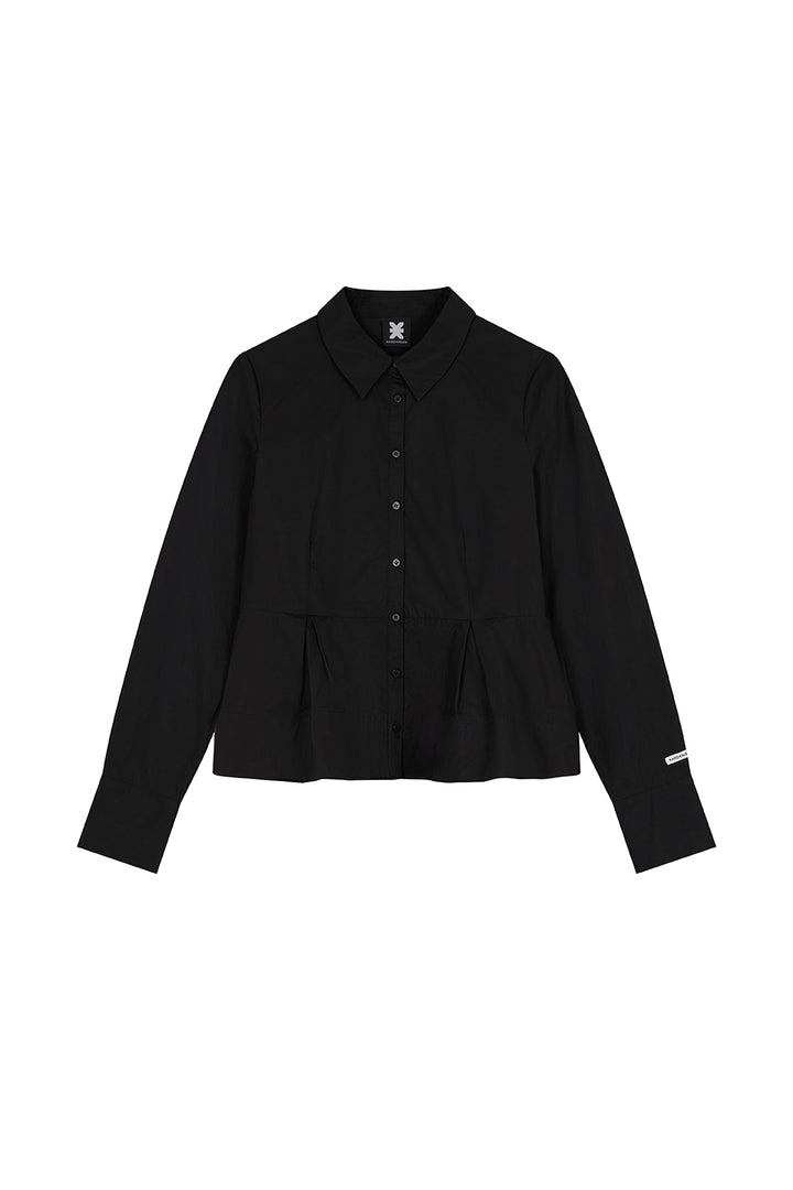 Peplum Blouse Black