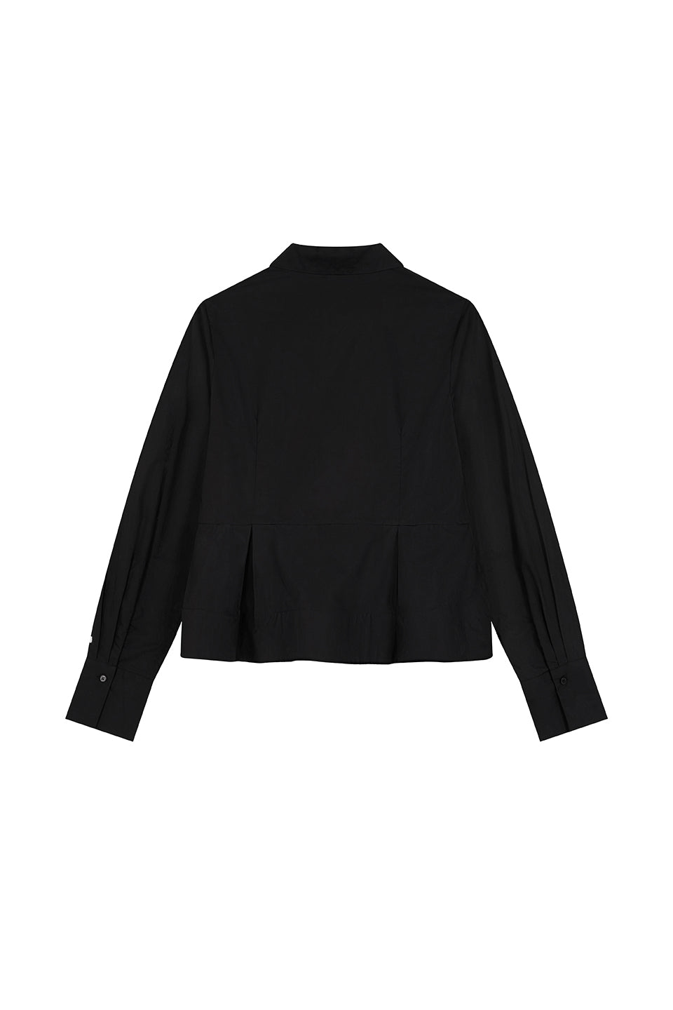 Peplum Blouse Black