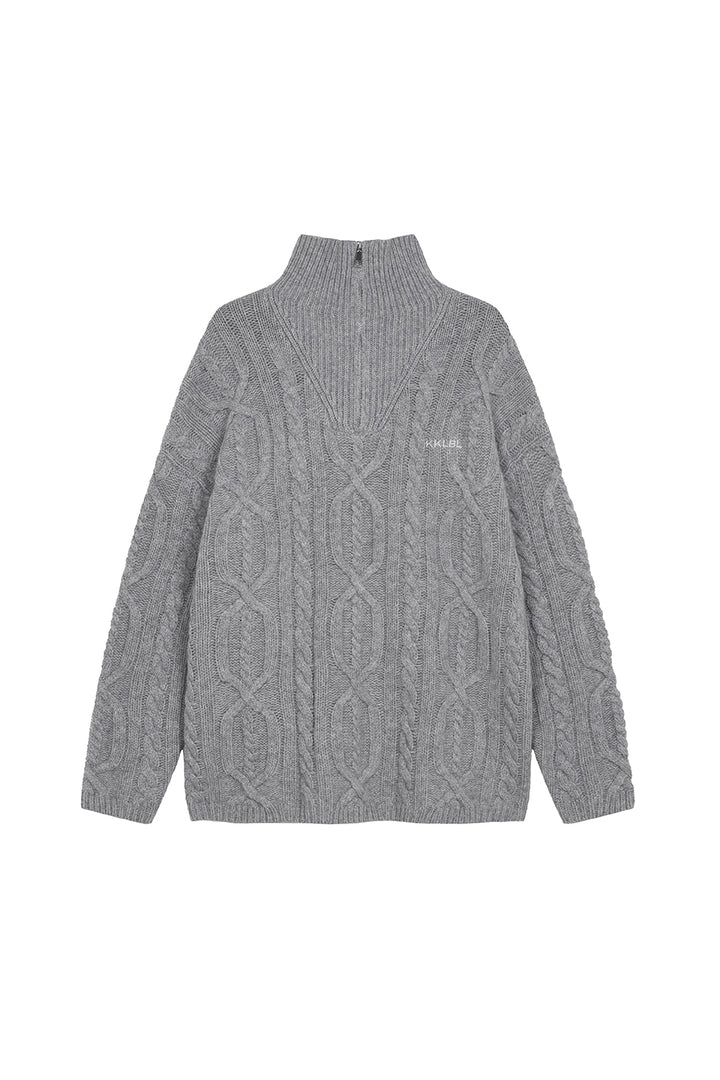 Knit Sweater Dark Grey