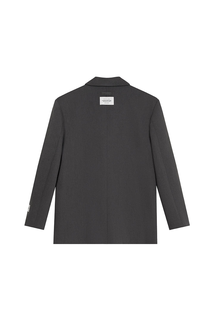 Oversized Blazer Dark Grey