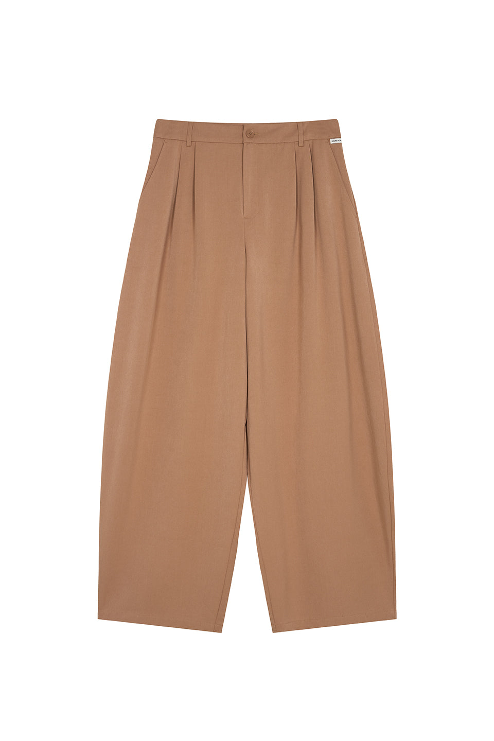 Barrel Woven Pants Camel