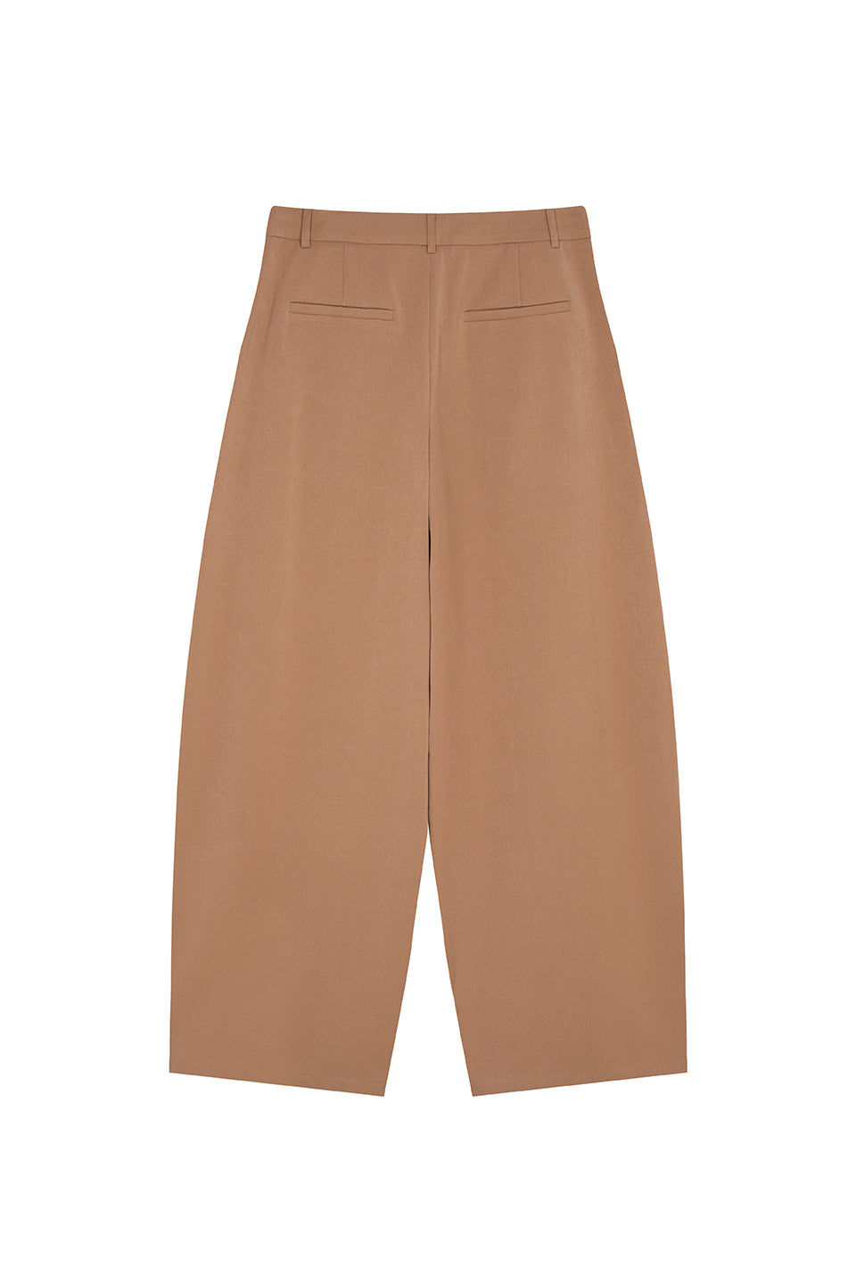 Barrel Woven Pants Camel