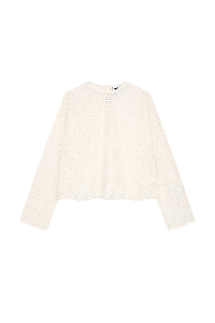 Lace Longsleeve Creme