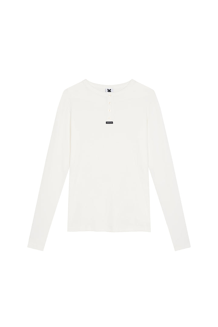 Rib Longsleeve Offwhite